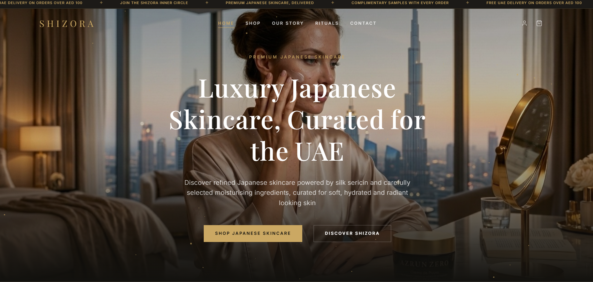 Shizora – Luxury Beauty E-Commerce and DigitalMarketing Project